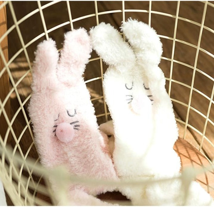 Chaussettes en Forme de Lapin