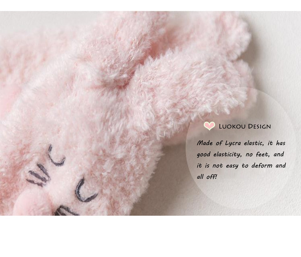 Chaussettes Lapin Rose