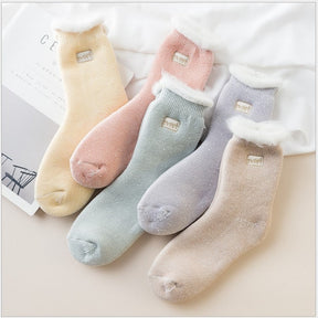 5 paires de Chaussettes en Moumoute (Pastel)