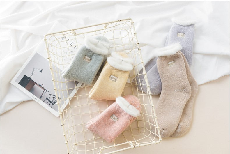 5 paires de Chaussettes en Moumoute (Pastel)