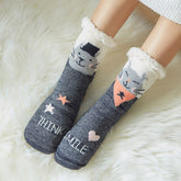 Chaussettes Moumoute Chat Gris