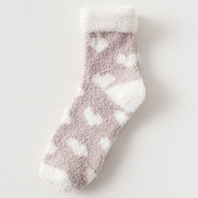 Chaussette Motif Coeur