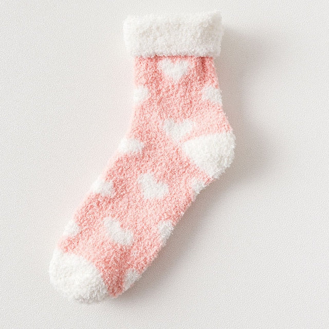 Chaussette Motif Coeur