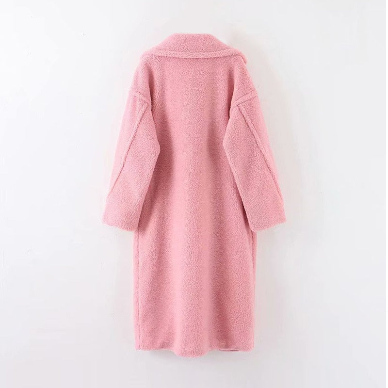 Manteau Pilou Pilou Rose Clair