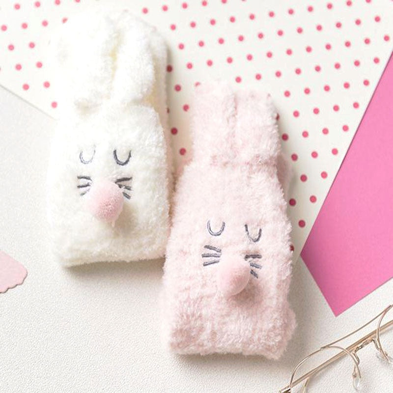 Chaussettes en Forme de Lapin