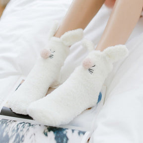 Chaussettes en Forme de Lapin