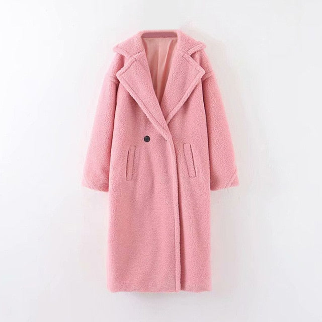 Manteau Pilou Pilou Rose Clair