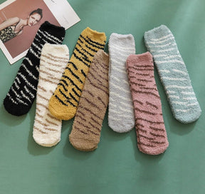 Chaussettes Léopard Femme