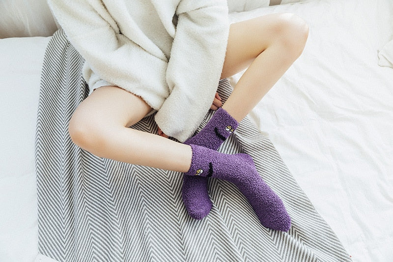 Chaussettes Violettes Femme Pilou Pilou