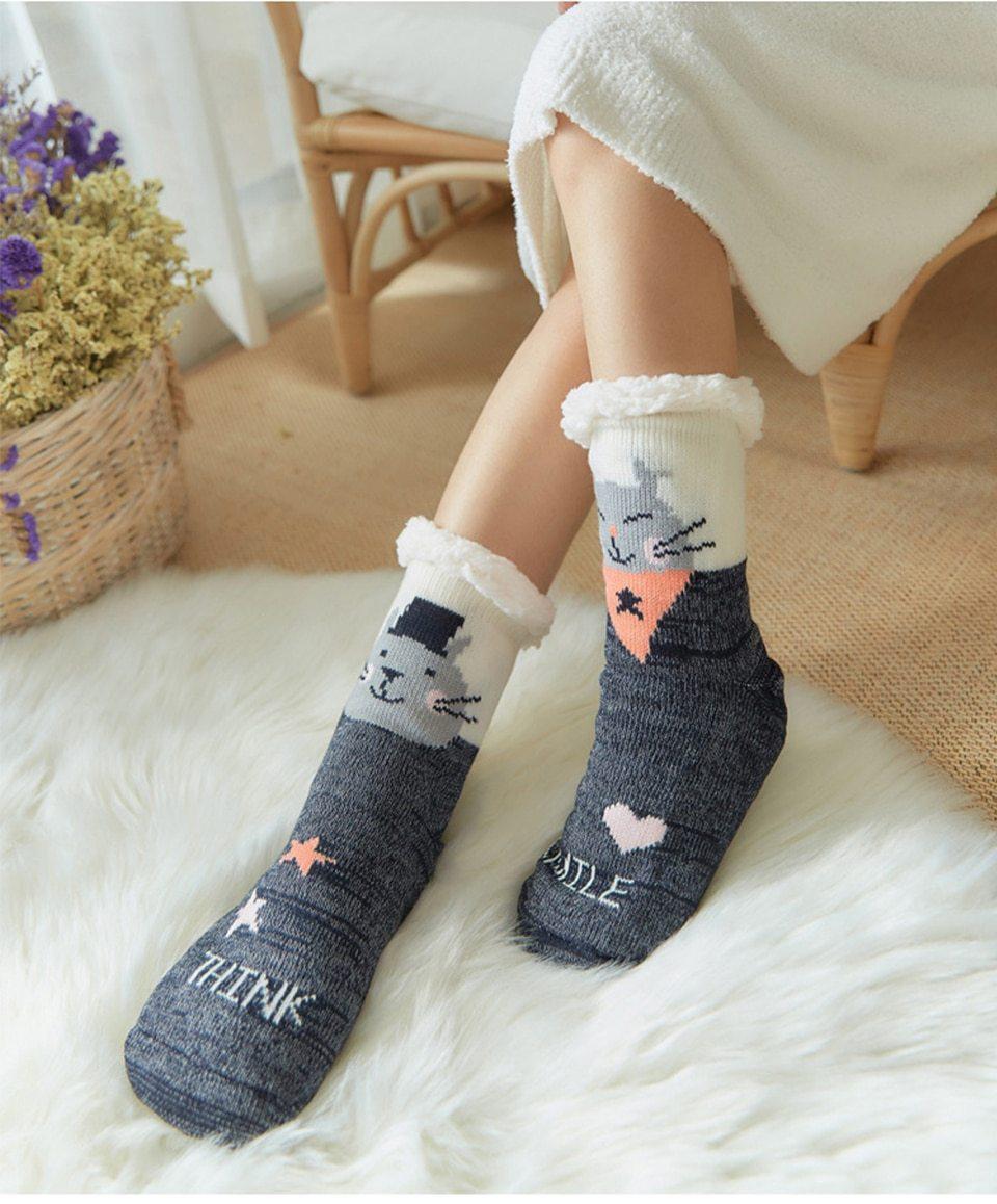 Chaussettes Moumoute Chat Gris