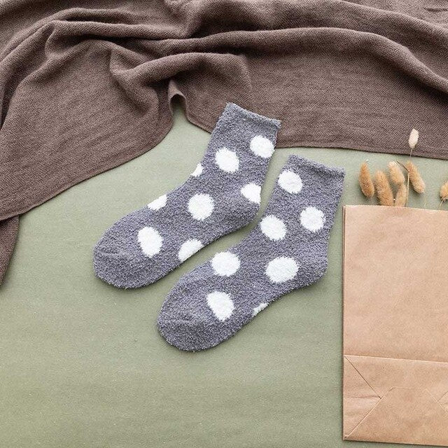 Chaussettes à Pois Femme