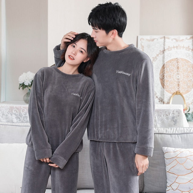 Pyjama Pilou Pilou Couple Gris