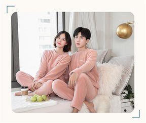 Pyjama Pilou Pilou Couple Rose