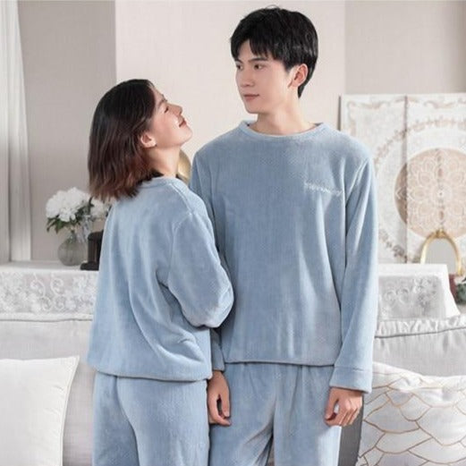 Pyjama Pilou Pilou Couple Bleu