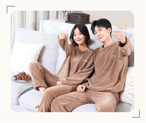 Pyjama Pilou Pilou Couple Marron