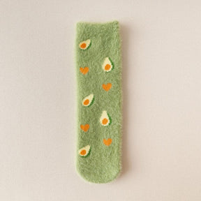 Chaussettes motif Fruits