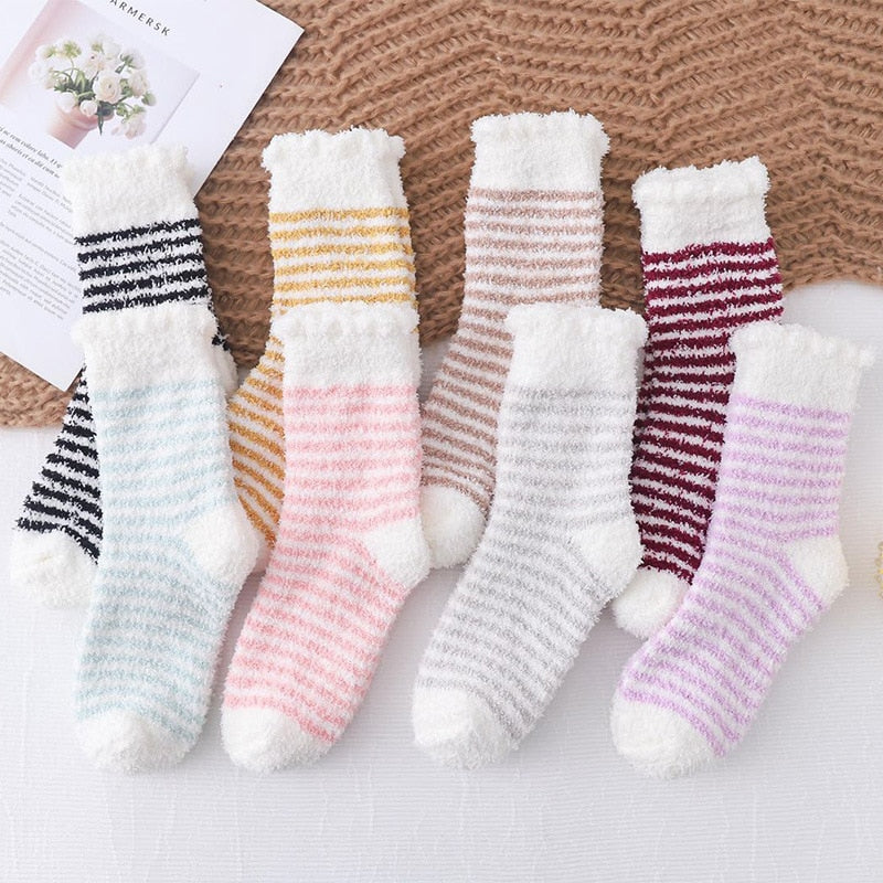 Chaussettes Rayées Femme