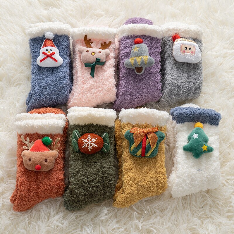 Chaussettes Pilou D'intérieur Noël